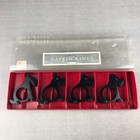 Restoration Hardware Scottie Dog Napkin Rings Set Of 4 Wheeled Toy Original Box