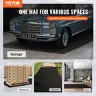 Vevor Diamond-plate Rubber Flooring Roll 3mm X 4ft X 15ft Garage Floor Mat Sbr