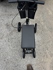 Equate Black 4-wheel Knee Walker  Handbrakes  Adjustable  Foldable  Basket