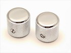 Chrome Lite Weight Tele Knobs Usa Size Fender Telecaster Guitar   P-bass 1 4 