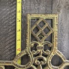 Cast Iron Cross Wall Decor Weathered Rustic Large 20    Gothic Ornate Hanging