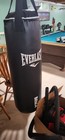 Everlast Mma Heavy Bag Training Punching Bag - Black white