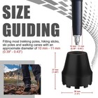 Trekking Pole Tips  Replacement Rubber Tips For Walking Sticks  Anti-slip Shock 