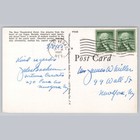 Vintage 1955 Postcard The Thunderbird Hotel Casino Las Vegas Nevada Classic Cars