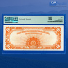 Fr 1173 1922  10 Dollars Gold Certificate  hillegas Note   Pmg Au 50  66364