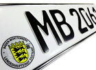 Mercedes Stuttgart Front German License Plate By Z Plates Wtih Unique Number New