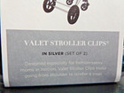 New Petunia Pickle Bottom Women s Valet Stroller Accessory Clips  Black