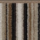 6 Ft X 27 In Skid-resistant Carpet Runner Mocha Brown Stripe Hall Area Rug