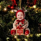 Personalized Baby Photo Ornaments  Baby s First Christmas  Christmas Ornament