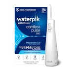 Waterpik Cordless Pulse 3100 Portable Water Flosser  Rechargeable  White