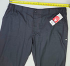 Chef Works Sz 3xl Black 33 Inch Inseam Zip Drawstring Adjustable Baggy Pants Nwt