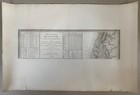 Antique Map Egypt Red Sea Original Engraving Description Of Egypt 3 Sheets