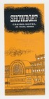 Vintage C1950s Showboat Casino Hotel Brochure Las Vegas Nevada