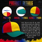 Adult Unisex Rainbow Spinning Helicopter Hat Fancy Dress Baseball Propeller Cap