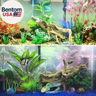 Resin Driftwood Aquarium Decoration Tree Branch Fish Tank Trunk Ornament Betta L