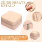 New 18 Pcs Small Travel Jewelry Case Bulk Bridesmaid Gift Boxes Portable Jewelry
