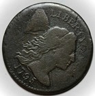 1795 Liberty Cap Large Cent - Plain Edge -  s-78  - Us 1c Copper Coin