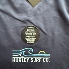 Hurley Rash Guard Mens Long Sleeve Upf 50  Navy Blue Surf Shirt Large Nwt