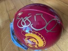 Reggie Bush Signed Autographed Usc Trojans Riddell Mini Football Helmet Jsa