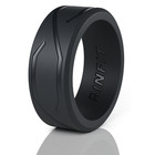 Silicone Rings For Men By Rinfit  4love Style  Soft   Comfortable Wedding Band