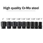 1  Drive Jumbo Impact Sockets Set 9pcs Universal Hex Deep Socket Set Cr-mo Steel