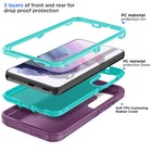 Purple For Samsung Galaxy S21 Plus ultra fe Case Heavy Duty Rugged Hybrid Cover