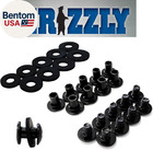 Black Chicago Screws  1 4 Inch For Leather kydex Gun Holsters clips And Knife Sh