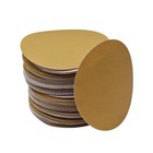 100pcs 6  No-hole 80grit Disc Hook Loop Pad Sanding Disc Flocking Sandpaper
