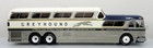 Greyhound Scenic Cruiser Bus Gold Stripe 50th Anniv  1 43  Scale  Iconic Replica