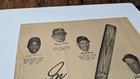 1949 Sporting News Louisville Slugger Paper Ad Ted Williams Jackie Robinson