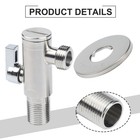 Stainless Steel 304 Ball Valve With Built In Filter For Toilet And Bathroom Use
