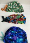 Surgical Scrub  Cap Lot Of  6 Includes Star Wars And Superman Heroes Etc