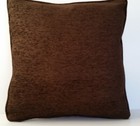 Brown Chenille Gold Lattice Design Decorative Throw Pillow For Living Room Sofa