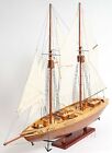 Handmade Wooden Ship Model - Bluenose Ii - Fully Assembled