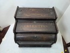 Antique Celestina Aeolian Organ Music Co Paper Roll Crank Music Box