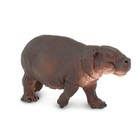 Safari Ltd  Pygmy Hippopotamus 3 25 Inches Long And 1 75 Tall  Bronze 