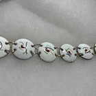 Vintage Enamel On Copper Panel Bracelet
