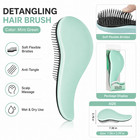 Detangling Hair Brush Soft Bristle Wet Dry Massage Comb 3 Colors