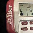 Radica Big Screen Poker 1995 Electronic Handheld Poker Game - Tested   Working 
