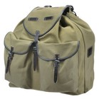 German Ww2 M31 Rucksack With Leather Straps Field Green