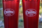 Cheerwine 20 Oz Red Plastic Restaurant Tumbler Nos 1980 s Vintage Set Of 4