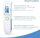 Beurer Ft95 Bluetooth Non-contact Thermometer New In Box Health Coach System New