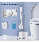 Leebein 8-in-1 Electric Toilet Brush And Holder Set
