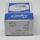 Air Conditioning Hvac Oval Fan Motor Run Capacitor 5 Mfd 370 Volts