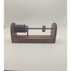 Vintage Wooden Thread Spool Holder Dispenser Stand Sewing Craft Wood Rustic Sew