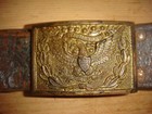 Officers Eagle Sword Belt Plate W belt - Original