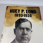 Huey P Long Memorial Broadside Poster Kingfish Louisiana Politics History