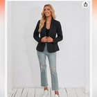 Classic Chic Women s Formal Notch Lapel Button Down Blazer New Sz Medium Jacket