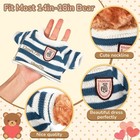 8 Pcs Doll Clothes Plush Bear Clothes Cute Stuffed Animal Doll Accessories Be   