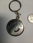 Perpetual Calendar Medallion Coin Shape Key Ring  2007 - 2056 A d   Silver Color